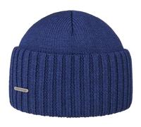Stetson Northport Merino Wool Winter Hat - Hat Made in Italy - Sailor Hat for Men/Women - Wool Hat Autumn/Winter - Merino Hat - Blue - One Size