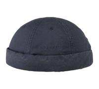 Stetson Ocala Cotton Docker Cap Men - Docker hat Made of 100% Cotton - Docker hat with Factor 40 UV Protection - Summer/Winter Navy L (58-59 cm)