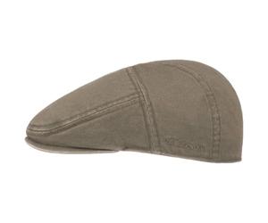 Stetson Paradise Mens Cotton Peaked Cap - Flat Cap with Factor 40 UV Protection - Men s Cotton Cap - Summer/Winter Ivy Cap - Flat Cap
