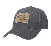 Stetson Patch Aero Cap Men - Curved Brim Baseball Metal Buckle, with Peak Winter Autumn Spring Summer Summer-Winter - One Size Blue