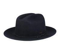 Stetson Plains Cattleman Western Hat Cloth Band Plain Colored Wool Felt Asahi Guard Coolmax Men Autumn Winter Navy