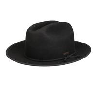 Stetson Plains Cattleman Western Hat Cloth Band Plain Colored Wool Felt Asahi Guard Coolmax Men Autumn Winter Black