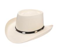 Stetson Portage 4X Buffalo Felt Cowboy Hat, Natural, 7.375