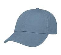Stetson Rector Baseball Cap Women/Men - Cotton Sun Protection Cap (UV Protection (40+) - Strapback Cap, Size-Adjustable (55-60 cm) - Summer/Winter Blue One Size
