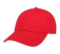Stetson Rector Baseball Cap Women/Men - Cotton Sun Protection Cap (UV Protection (40+) - Strapback Cap, Size-Adjustable (55-60 cm) - Summer/Winter Bordeaux One Size
