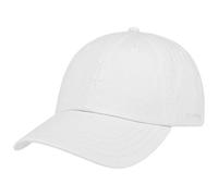 Stetson Rector Baseball Cap Women/Men - UV Protection Sun Metal Buckle, with Peak Summer-Winter - One Size White