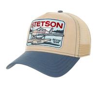 Stetson Rescue Team Trucker Cap Women/Men - Baseball mesh Snapback, with Peak, Peak Summer Spring-Summer - One Size Beige-Blue