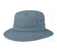 Stetson Reston Bucket Hat Women/Men - Fisher´s Holiday Summer Spring-Summer - M (56-57 cm) Blue