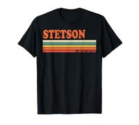 Stetson Retro Personalized First Name Vintage Stripes T-Shirt