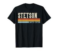 Stetson Retro Vintage Men Kids Boys First Name T-Shirt