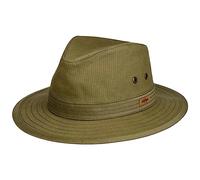 Stetson Ripstop Traveller Fabric Hat Outdoor Broad Brim Cotton Blend Unisex Summer Olive M (56-57 cm)