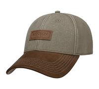 Stetson Rustic Cap with UV Protection Men - Summer Sun Baseball Metal Buckle, Peak, Peak Winter Autumn Spring Summer-Winter - One Size Olive