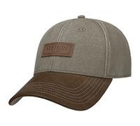 Stetson Rustic Cap with UV Protection Men - Summer Sun Baseball Metal Buckle, Peak, Peak Winter Autumn Spring Summer-Winter - One Size Olive
