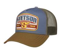 Stetson Since 1865 S Patch Trucker Cap Snapback Unisex Summer Winter Brown-Blue