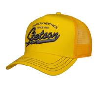 Stetson Since 1865 Trucker Cap Men - Snapback Baseball Snapback, with Peak, Peak Summer-Winter - One Size Yellow
