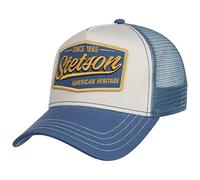 Stetson Vintage Trucker Cap Small Women/Men - mesh Baseball Snapback, with Peak, Peak Summer-Winter - One Size Blue