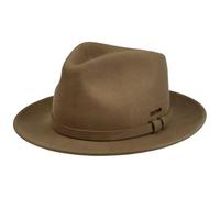 Stetson Soft Felt Fedora Packable 100% Wool UV Protection 40+ Outdoor Travel Men Summer Brown