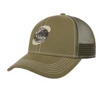 Stetson Stamp Mesh Cap Baseballcap 6 Panel Snapback Truckercap 100% Cotton Men Summer Winter Olive One Size