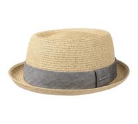 Stetson Straw Pork Pie Robstown Toyo Fedora Toyo Straw Hat UV 40 Protection Men Women Spring Summer Beach