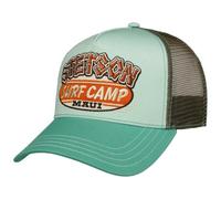 Stetson Surf Camp Trucker Cap Multicolored Snapback Unisex Spring Summer Winter Mint Green