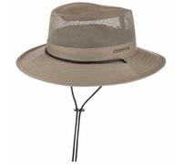 Stetson Takani Safari Hat Women/Men - Hat Made of Cotton - Fabric hat with Factor 30 UV Protection - Sun hat with a Chin Strap - Crushable mesh Insert -