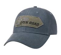 Stetson The Open Road Baseballcap 6 Panel Cotton Snapback Unisex Summer Winter Blue One Size