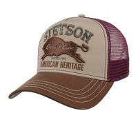 Stetson The Plains Trucker Cap Unisex Summer Winter Bordeaux
