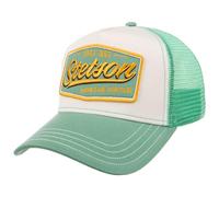 Stetson The Plains Trucker Cap Small Men - Baseball mesh Snapback, with Peak, Peak Summer-Winter - One Size Green