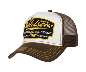 Stetson | Trucker Cap | American Heritage | Brown/White | WildBounds UK One Size