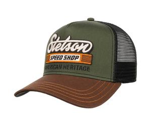 Stetson | Trucker Cap | Speed Shop | Chestnut/Olive | WildBounds UK One Size