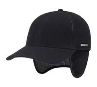 Stetson Vaby Earflap Full Men’s Cap with Cashmere - Peaked Cap with Neck Protection - Baseball Cap with Ear Protection - Fall/Winter Wool Cap - Winter Cap Navy
