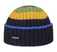 Stetson Velcano Knit Beanie with Cashmere Women/Men - Made in Italy hat Wool Cuff, Cuff Winter Autumn-Winter - One Size Mixed Colours