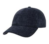 Stetson Wide-Wale Corduroy Cap Men - Baseball Snapback, with Peak All-Season Spring Summer Autumn Winter - One Size Navy