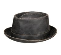 Stetson Women s/Men s Odenton Pork Pie hat Cotton Pork Pie hat - Water-Repellent Fedora with Sun Protection - Men s Summer/Winter hat - Musician s hat Brown S (54-55 cm)