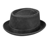 Stetson Women s/Men s Odenton Pork Pie hat Cotton Pork Pie hat - Water-Repellent Fedora with Sun Protection - Men s Summer/Winter hat - Musician s hat Black XL (60-61 cm)