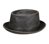 Stetson Women s/Men s Odenton Pork Pie hat Cotton Pork Pie hat - Water-Repellent Fedora with Sun Protection - Men s Summer/Winter hat - Musician s hat Brown L (58-59 cm)