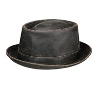 Stetson Women s/Men s Odenton Pork Pie hat Cotton Pork Pie hat - Water-Repellent Fedora with Sun Protection - Men s Summer/Winter hat - Musician s hat Brown S (54-55 cm)