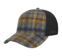 Stetson Wool Check Trucker Cap Snapback Multicolor Men Autumn Winter