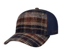 Stetson Wool Check Trucker Cap Snapback Multicolor Men Autumn Winter