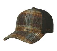 Stetson Wool Check Trucker Cap Snapback Multicolor Plaid Baseball Hat 100% Wool Men Autumn Winter Olive One Size