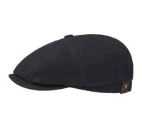 Stetson Hatteras Noir Flat Cap All-Year Cashmere Blend Men Women Blue 57 cm
