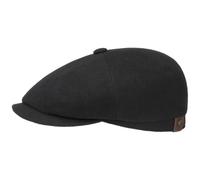 Stetson #x Hatteras Noir Flat Cap All-Year Cashmere Blend Men Women