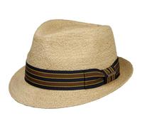 Stetson Yescott Trilby Straw Hat Women/Men - Raffia Sun Summer Spring-Summer - L (58-59 cm) Nature