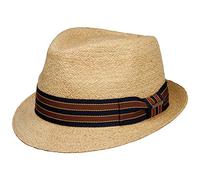Stetson Yescott Trilby Straw Hat Women/Men - Raffia Sun Summer Spring-Summer - L (58-59 cm) Nature