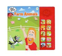 Steve and Maggie Farm Animals 10 Button Sound Book, Sing-Along Musical Children’s Book, Interactive Books for 3+ Year Olds, Educational Board Books Ideal Boys and Girls Birthday Presents