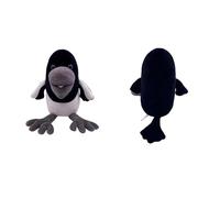 Steve and Maggie Plush Figure Toys, Crow Plush Doll Cartoon Black Bird Stuffed Animal Pillow Halloween Decorative Toy & Cozy Cuddle Companion Magpie Plush Toy