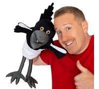 Steve and Maggie Plush Toy, Maggie Hand Puppet for Kids 1+, Big | Soft bird hand puppet for pretend play, nursery rhymes, storytelling, learning, interactive toddler toy