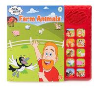 Steve and Maggie Sound Book - Interactive Sing Along Books for Toddlers 10 Button Musical Learning Toys, Talking Books for Kids Educational Gifts for Boys & Girls (Farm Animals)