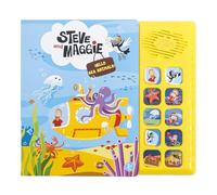 Steve and Maggie Sound Book - Interactive Sing Along Books for Toddlers 10 Button Musical Learning Toys, Talking Books for Kids Educational Gifts for Boys & Girls (Sea Animals)