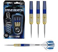 Steve Beaton 90% Tungsten Steel Tip Darts by Winmau - 22g or 24g - Blue and Gold